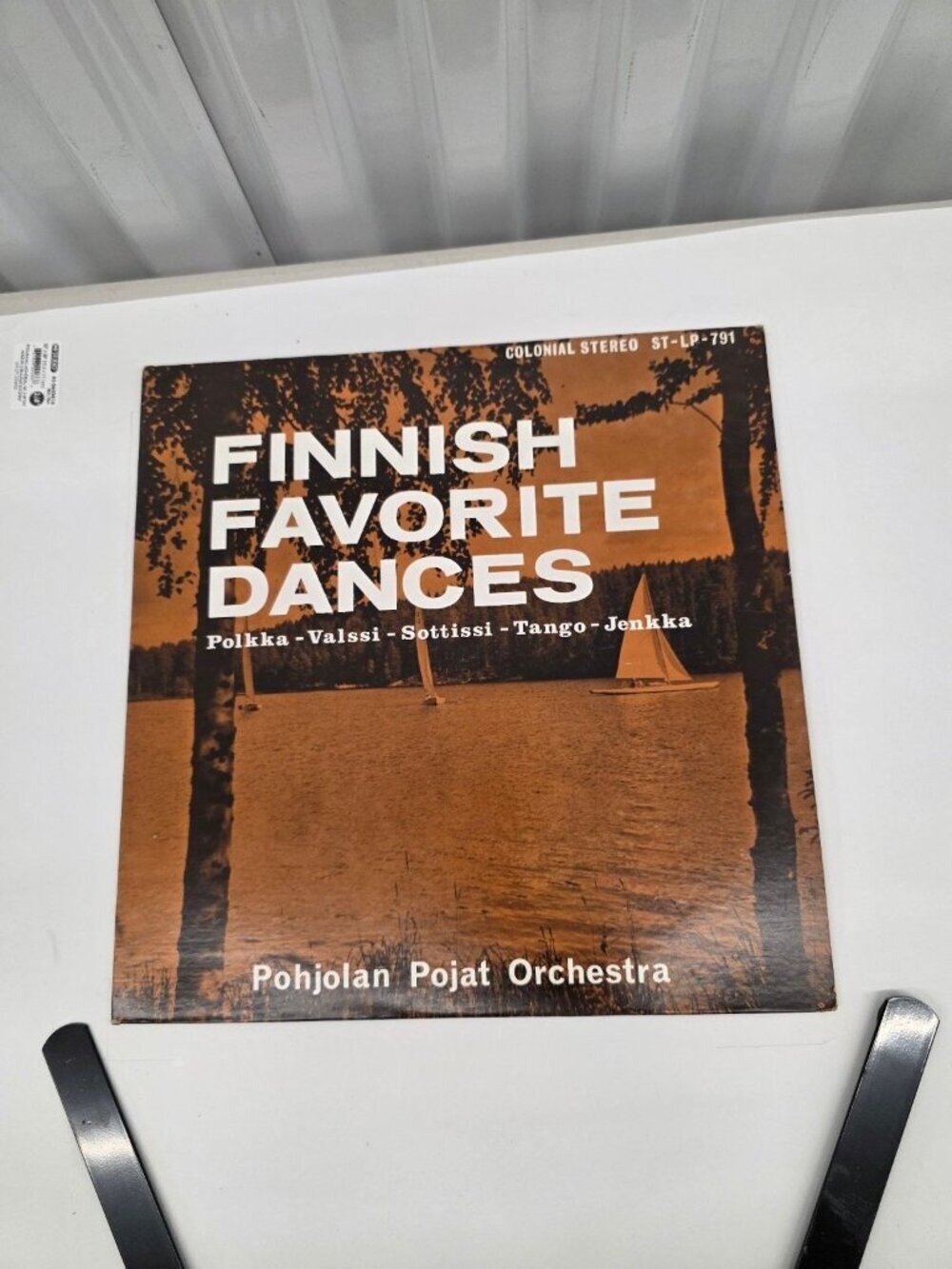 Pohjolan Pojat Orchestra – Finnish Favorite Dances LP Record Colonial Folk 33